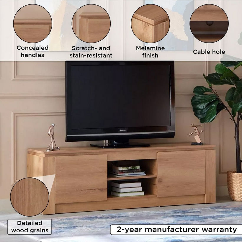 Bali 1.6 Metre TV Unit for TVs up to 70 inches - Image 5