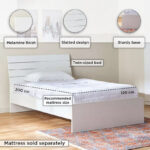 Frankfurt Twin Bed - 120x200 cm