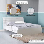 Frankfurt King Bed - 180x200 cm