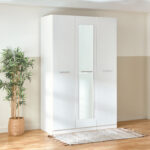 Frankfurt 3-Door Wardrobe with Mirror