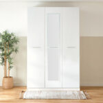 Frankfurt 3-Door Wardrobe with Mirror