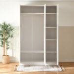 Frankfurt 3-Door Wardrobe with Mirror