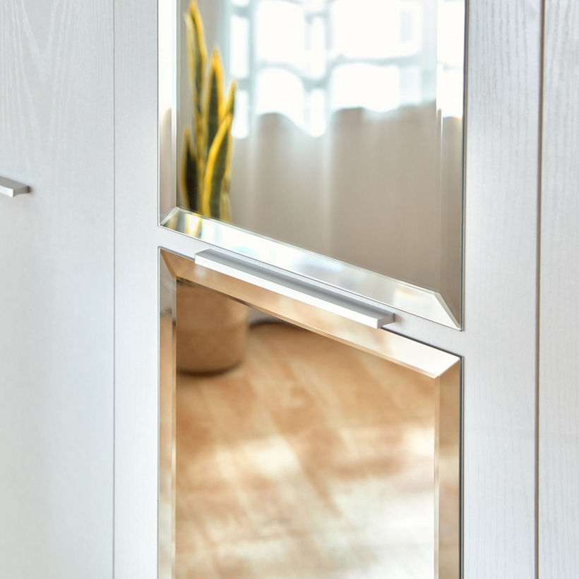 Frankfurt 3-Door Wardrobe with Mirror - Image 8
