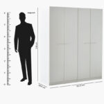 Frankfurt 4-Door Wardrobe