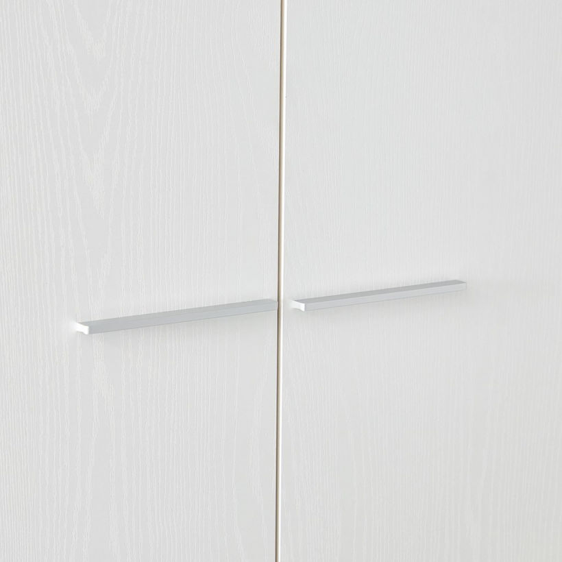 Frankfurt 5-Door Wardrobe with Mirror - Image 7