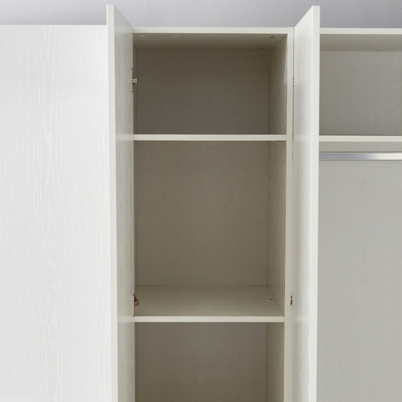 Frankfurt 5-Door Wardrobe with Mirror - Image 11