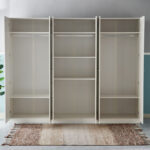 Frankfurt 6-Door Wardrobe with Mirror