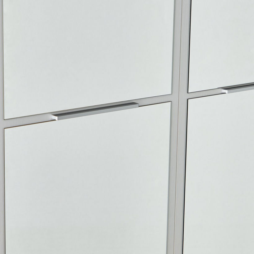 Frankfurt 6-Door Wardrobe with Mirror - Image 8