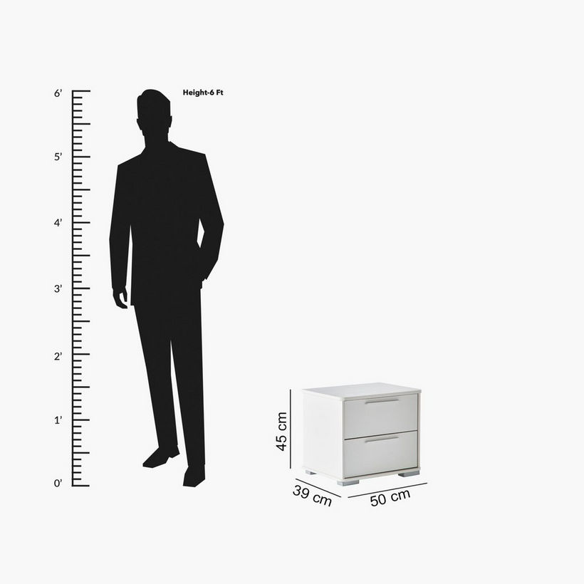 Frankfurt 2-Drawer Nightstand - Image 9