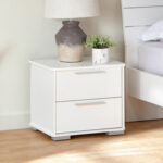Frankfurt 2-Drawer Smart Nightstand with USB Charging Port