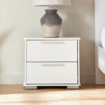 Frankfurt 2-Drawer Smart Nightstand with USB Charging Port