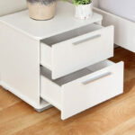 Frankfurt 2-Drawer Smart Nightstand with USB Charging Port