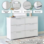 Frankfurt 6-Drawer Master Dresser without Mirror