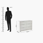 Frankfurt 6-Drawer Master Dresser without Mirror
