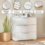 Frankfurt 3-Drawer Young Dresser without Mirror