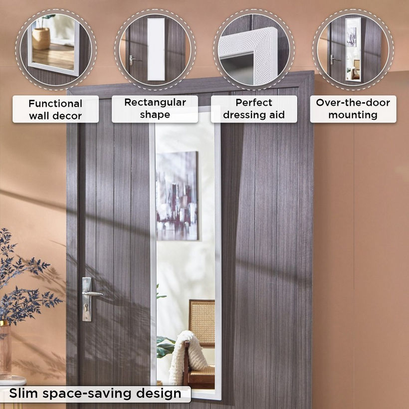 Aroma Over-the-Door Mirror - 30x120 cm - Image 8