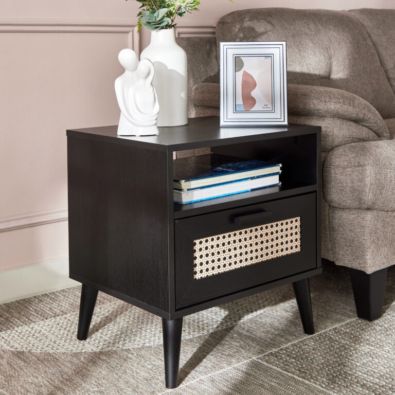 Nordic Rattan End Table