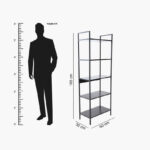 Movo Monty 5-Tier Multipurpose Shelving Unit
