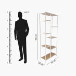 Urban Alford Tall Multipurpose Shelving Unit