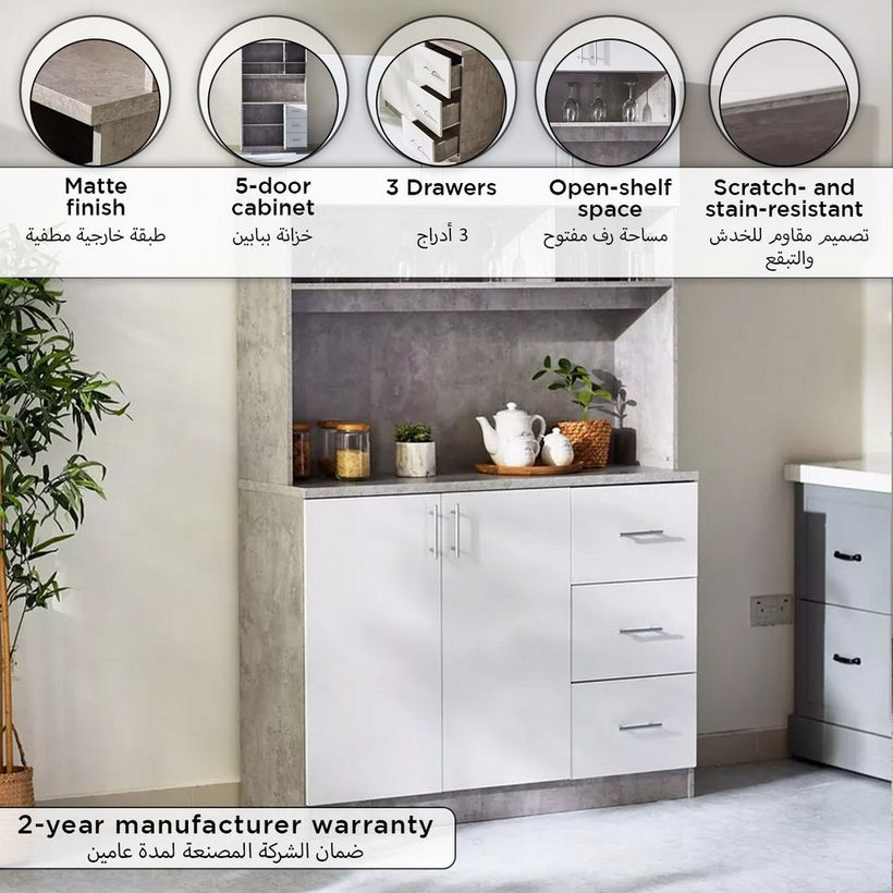 Patara Large Kitchen Cabinet - Image 2