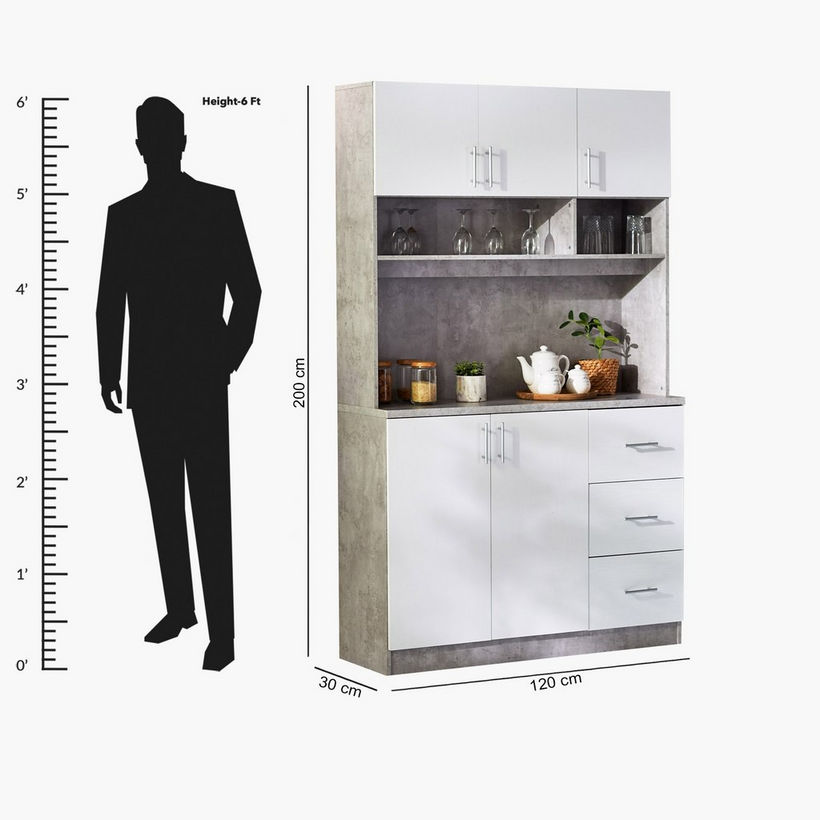 Patara Large Kitchen Cabinet - Image 11