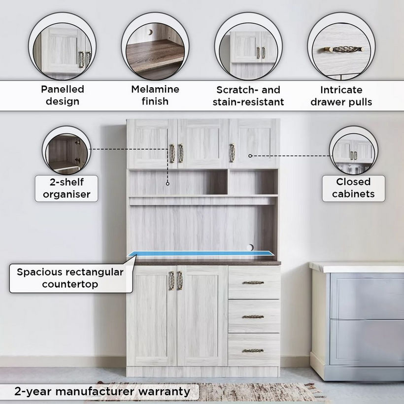 Angelic Large Kitchen Cabinet - Image 5