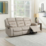 Keith 3-Seater Recliner Sofa with USB