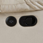 Keith 3-Seater Recliner Sofa with USB