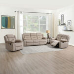 Keith 2-Seater Recliner Sofa with USB