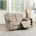 Keith 2-Seater Recliner Sofa with USB