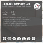 SleepNest iGolden Comfort Lux Medium Firm Pocket Spring Queen Mattress - 140x200x25 cm