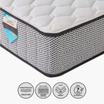 SleepNest iGolden Comfort Lux Medium Firm Pocket Spring King Mattress - 180x200x25 cm