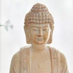 Albane Buddha Fountain with Yellow Lights - 20x20x26 cm