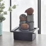 Albane Fountain with Yellow Head Light - 21x17x25 cm