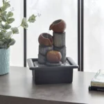 Albane Fountain with Yellow Head Light - 21x17x25 cm