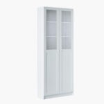 Frankfurt 6-Tier Multipurpose Bookcase Storage Unit with Panel and Acrylic Doors
