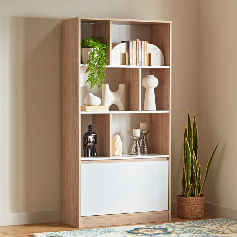 Alford Patara 3-Tier Bookcase with Drawer - Image 3