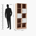 Alford Cooper Bookcase with 3 Doors