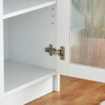 Frankfurt 6-Tier Multipurpose Bookcase Storage Unit with 2 Acrylic Doors