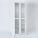 Frankfurt 6-Tier Multipurpose Bookcase Storage Unit with 2 Acrylic Doors