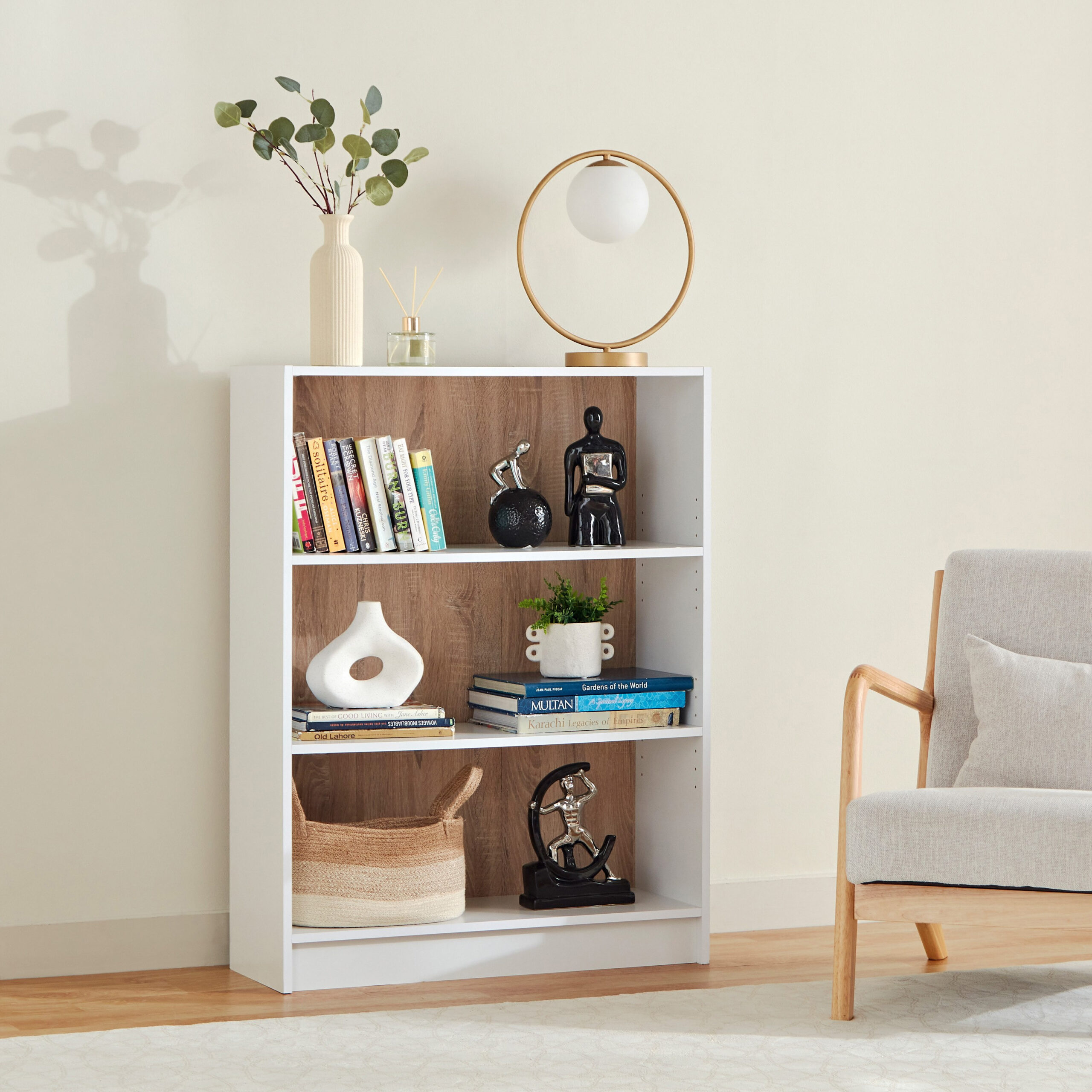 Alford Avian 3-Tier Bookcase