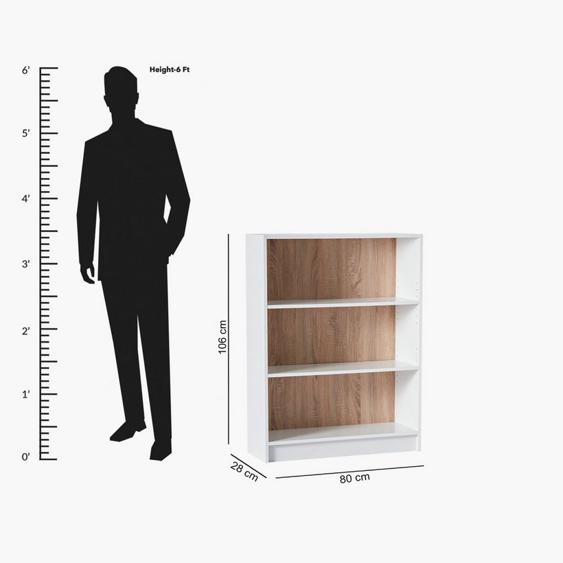 Alford Avian 3-Tier Bookcase - Image 2