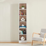 Alford Avian 6-Tier Narrow Bookcase