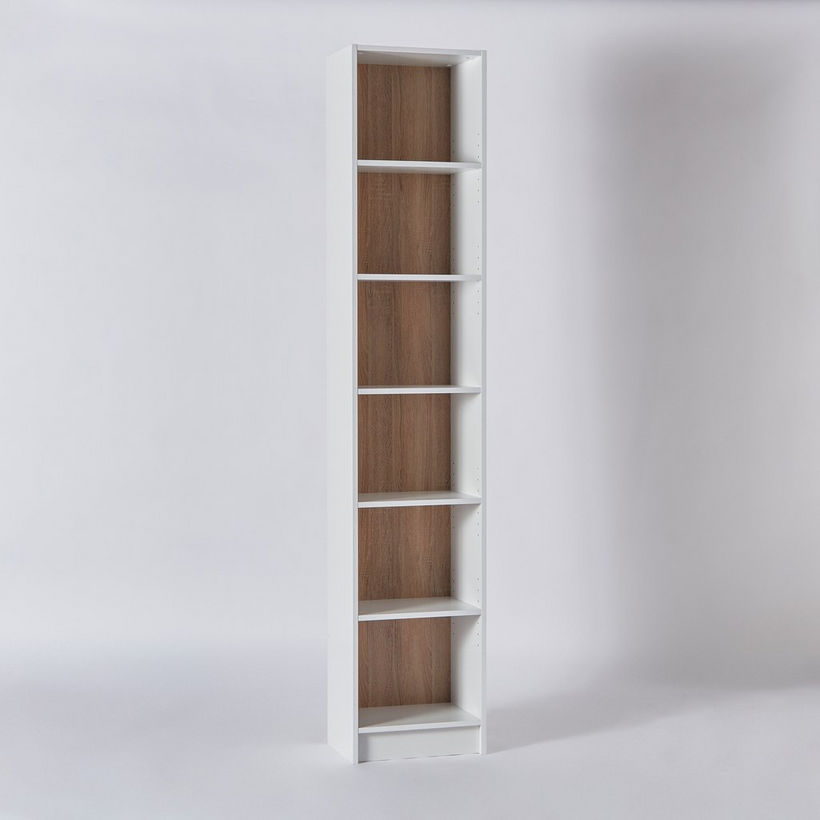 Alford Avian 6-Tier Narrow Bookcase - Image 8