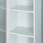 Frankfurt 3-Tier Multipurpose Bookcase Storage Unit with Acrylic Door