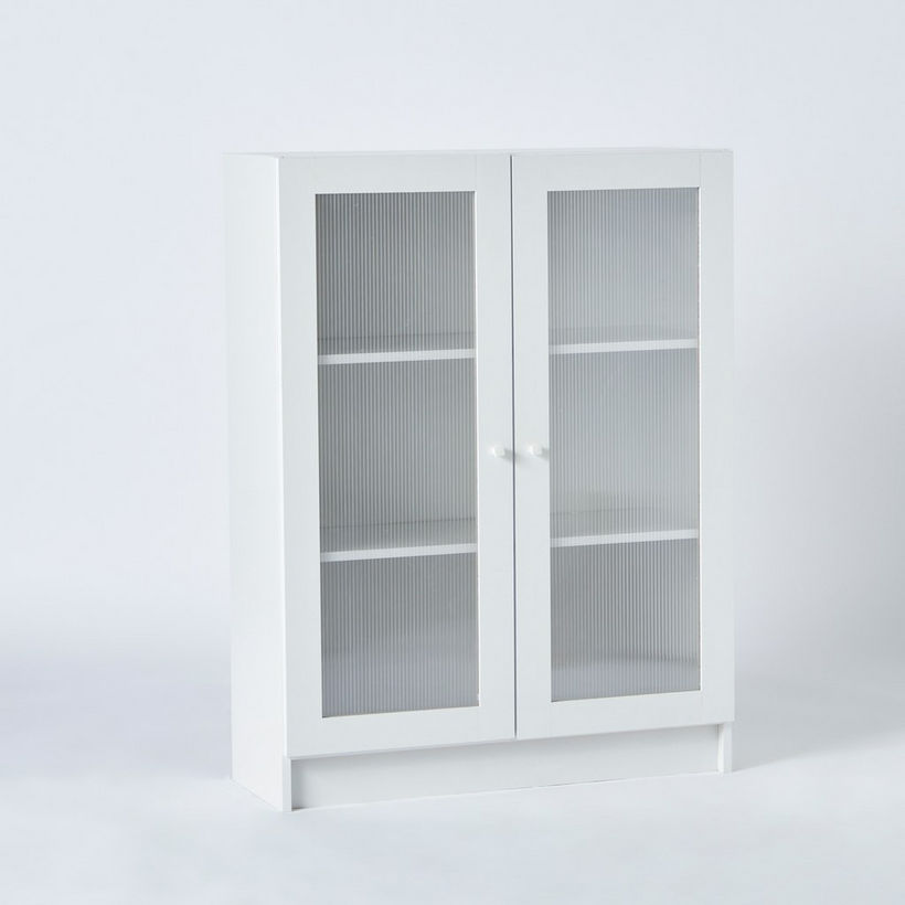 Frankfurt 3-Tier Multipurpose Bookcase Storage Unit with 2 Acrylic Doors - Image 16