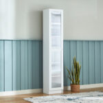 Frankfurt 6-Tier Multipurpose Bookcase Storage Unit with Acrylic Door