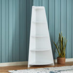 Frankfurt 5-Tier Corner Bookcase