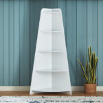 Frankfurt 5-Tier Corner Bookcase