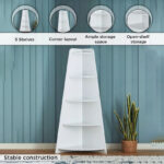 Frankfurt 5-Tier Corner Bookcase
